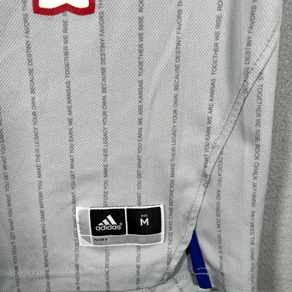 Kansas Jayhawks‎ 34# Paul Pierce Tank Top Mens M Gray Adidas Basketball Sports